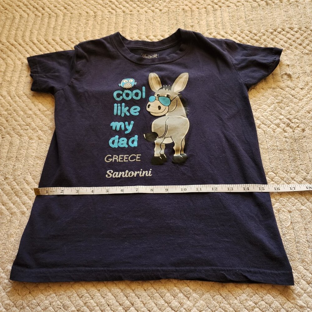 Kids Santorini Greece Tee – “Cool Like My Dad” – Size 9/10 - Picture 10 of 15